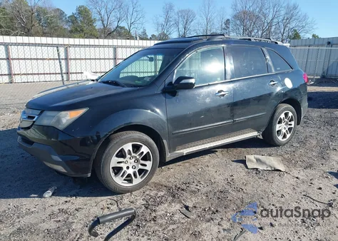 2007 Acura Mdx Technology Package из США, поврежденный, VIN 2HNYD28337H526687